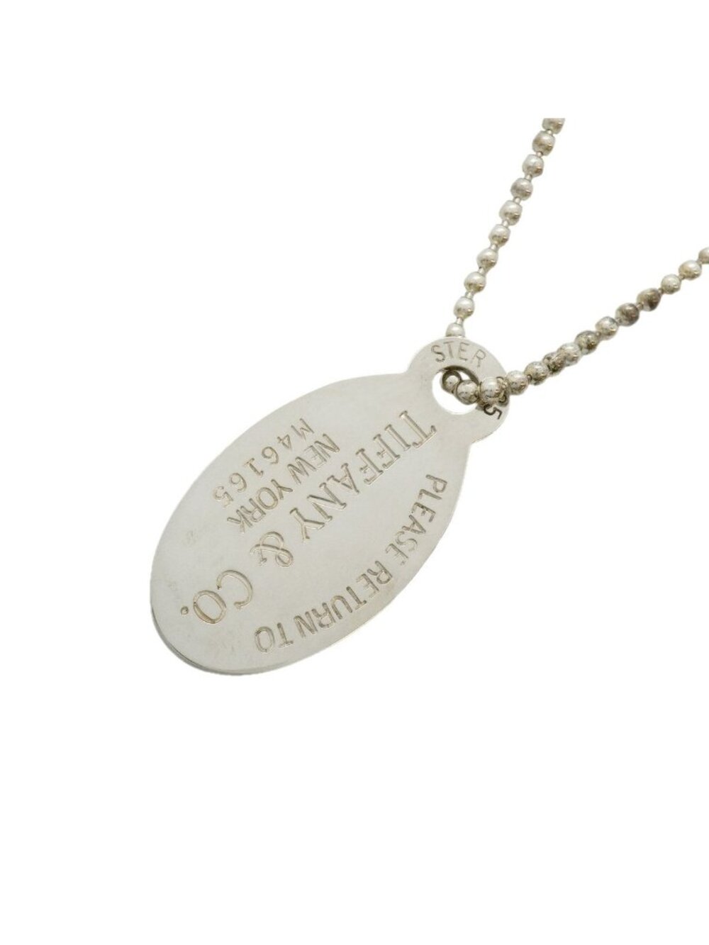 Tiffany & Co Necklace Return to Tiffany Oval 925 Sterling Silver